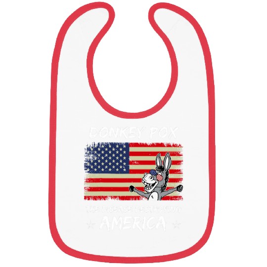 donkey pox  disease destroying america  antis biden 1 Bibs