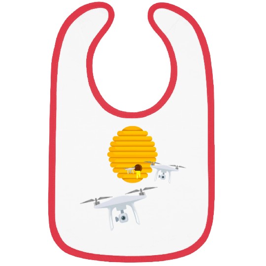 Swarm of Drones from a Bee Hive Bibs
