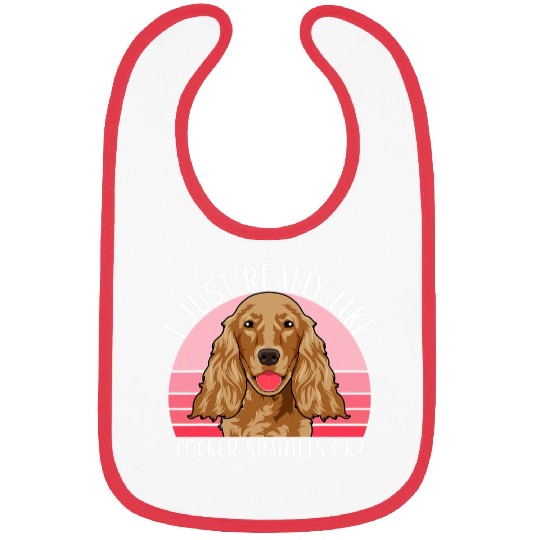 Dog Cocker Spaniel Outfit Funny Cocker Spaniel 57 Bibs