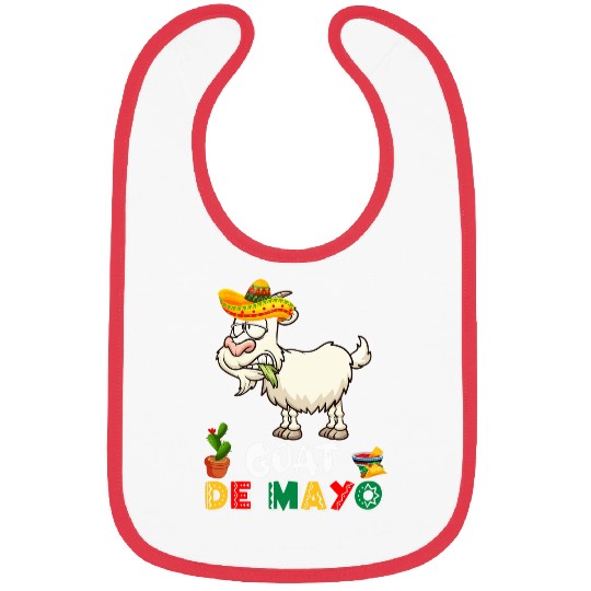 Goats Lover de mayo 2mexican Goats sombrero cinco de mayo Bibs
