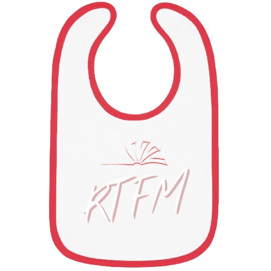 RTFM Read the fuing Manual Programmer Geek Bibs