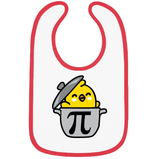 Chicken Lover Happy Pi Day Funny Chicken Pot Pie 314 Science Math Teacher Bibs
