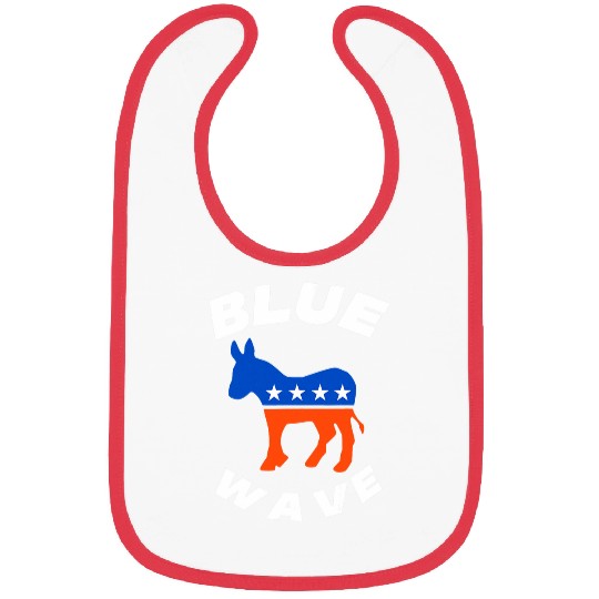Blue Wave Democratic Party Donkey Go Vote Bibs