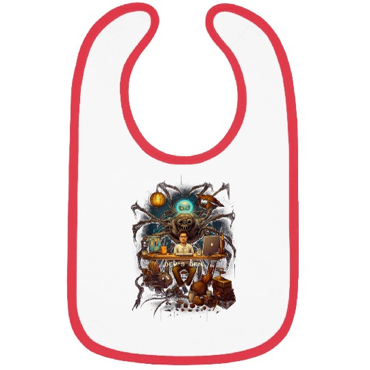 Devs Den Programmers Paradise Master Coding Programmer Bibs