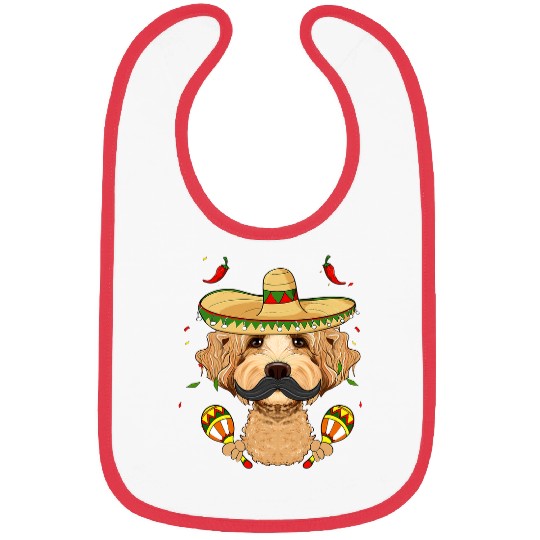 Sombrero Dog I Cinco De Mayo Labaradoodle Bibs