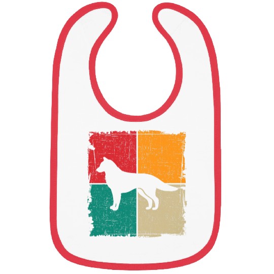Alaskan Husky Retro vintages 70s 80s Style Bibs