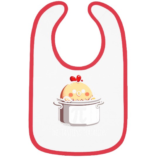 Funny Pi Day Chicken Pot Pie For Math Teacher Student Bibs