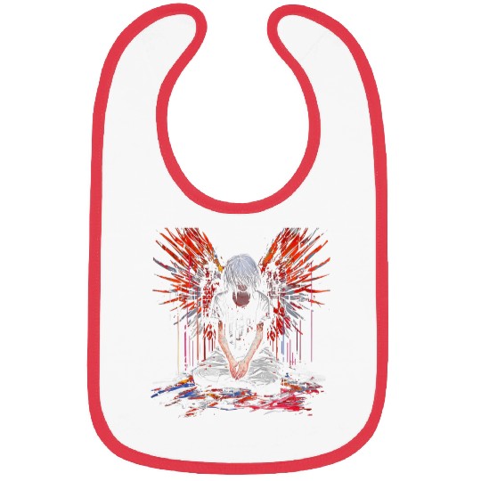 Anime Fallen Angel Goth Gothic Grunge Fantasy Angelcore 38 Bibs