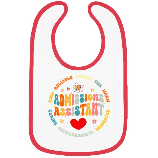 Admissions Assistant Squad Life Teacher Appreciation Bibs