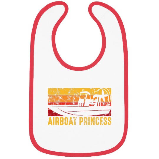 Airboat Princess Hydroplane Propeller Swamp Bibs