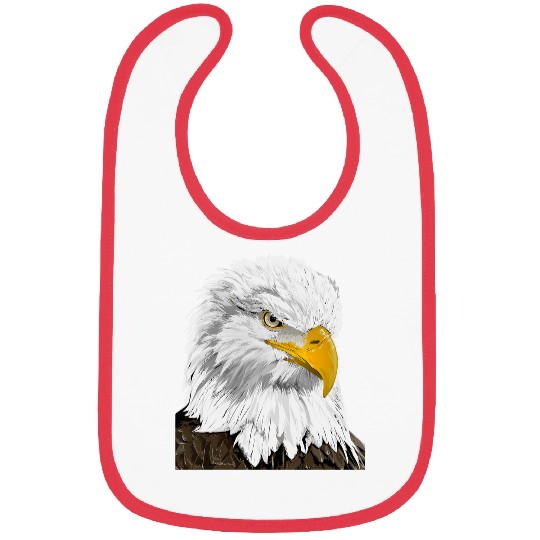 Bald Eagle Head Bibs