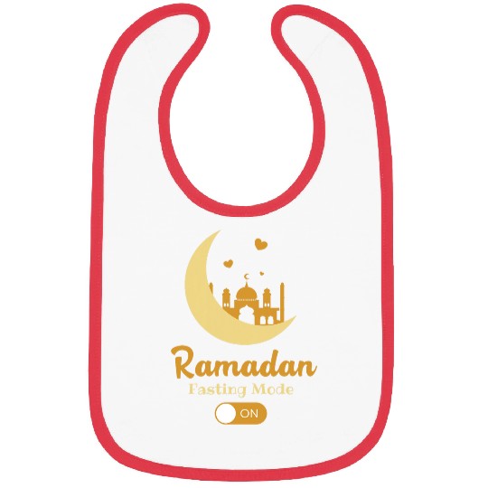 funny Fasting Mode Ramadan On Cool Islamic fasting for kids Bibs