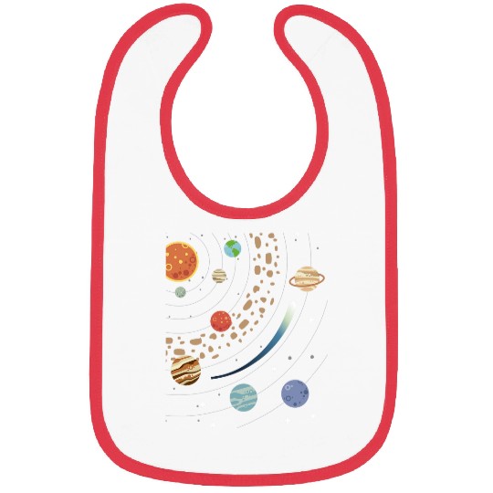 Teacher Science Lover Solar System Scientist Astronomy Space Bibs