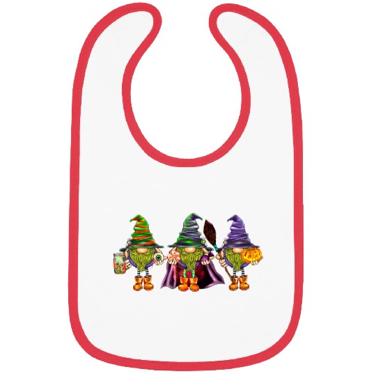 halloween gnomes gnome witch hat hello fall vibes Bibs