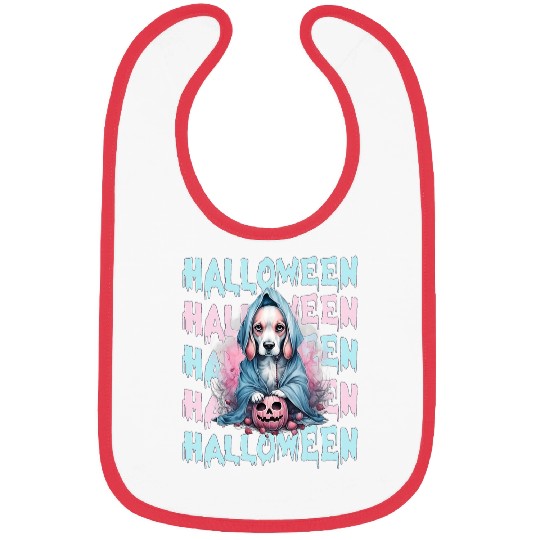 Beagle Halloween Dog Lover Beagle Dog Owners Bibs