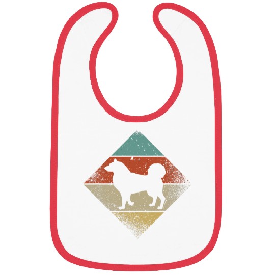 Alaskan Malamute vintages Retro 1970s Dog Breed Bibs
