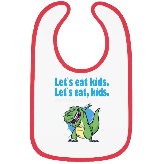 Lets eat kids punctuation saves lives grammar Bibs