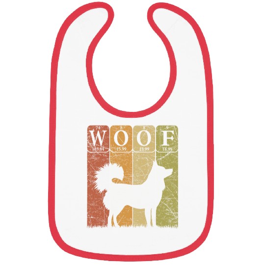 Alaskan Klee Kai Periodic Table Elements Dog Lover 2 Bibs