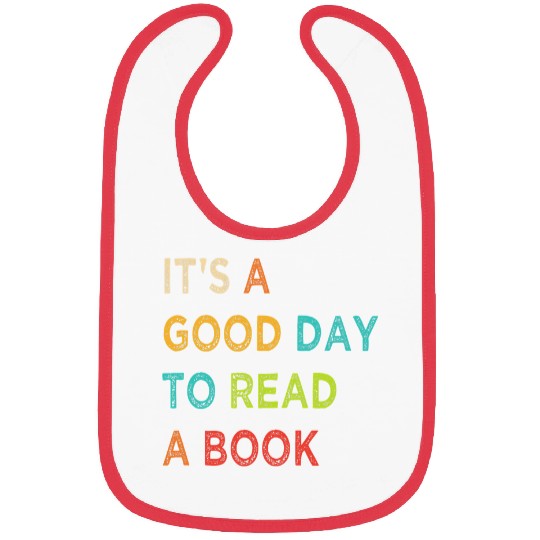Funny Book Lover Gift Librarian Men Women Bookworm Reading Bibs