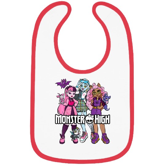 Kids Monster High STUDENT Group With Pets Bibs