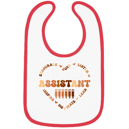 African Black History Month Instructional Assistant School Bibs