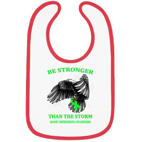 Be Stronger Than The Storm Manic Depression Bibs