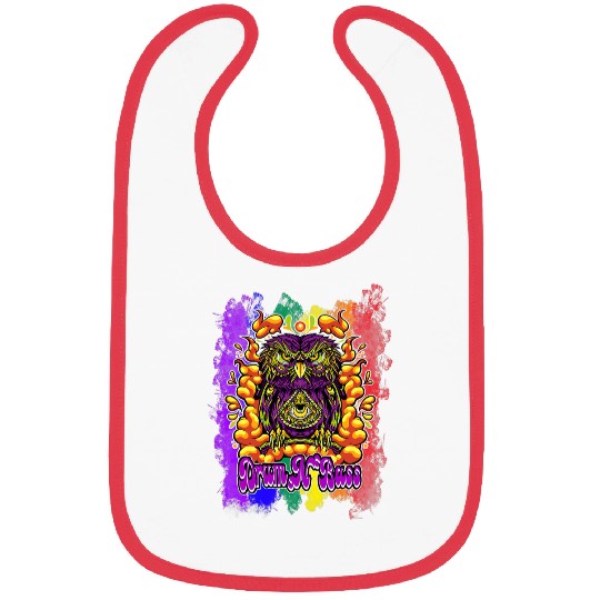 Funny Drummer Techno Hardcore Gabber Ecstasy Satan Frenchcore Drum n Bass Bibs