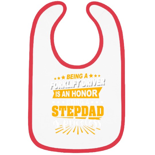 Fork Lift Truck Stepdad Forklift Operator Bibs