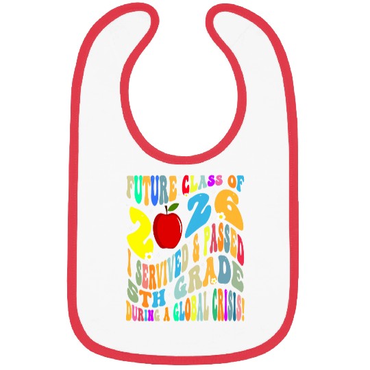 Future Class Of 2026 5th Grade Funny Student Graduation Bibs