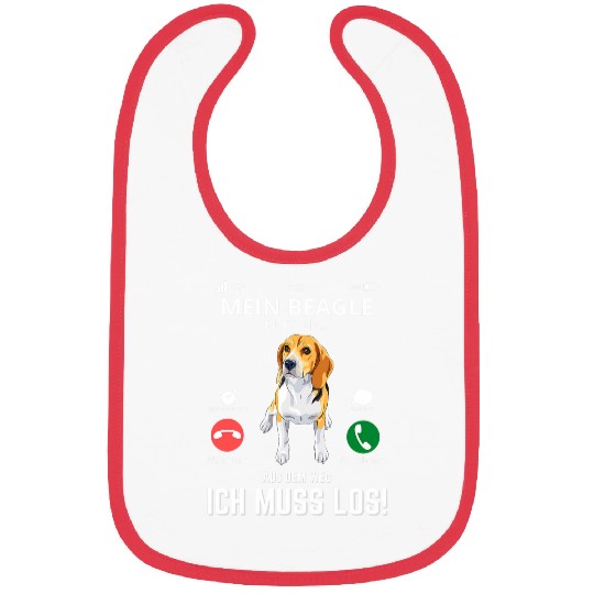 Cute Lady Dog Lover My Beagle Calls An Bibs