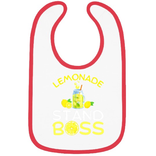 Funny Lemonade Stand Boss Lemon Juice Business Summer Drink Bibs