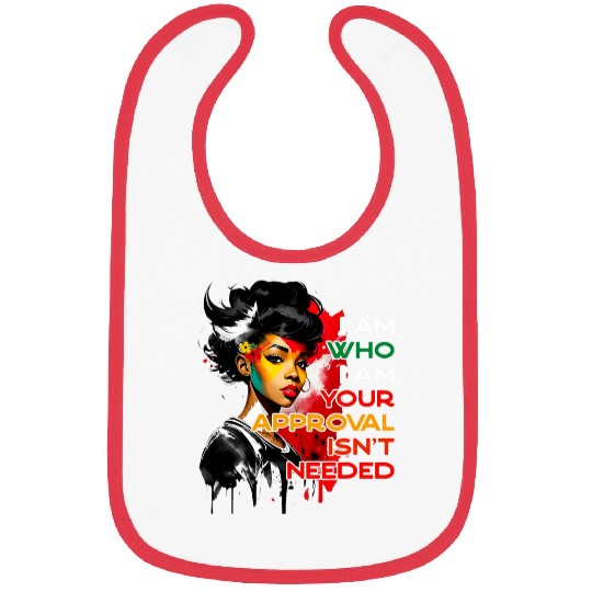 Black Queen Juneteenth Black History Month African Womens 2 Bibs