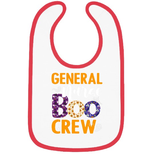 General nurses Boo Crew Scary nurses Halloween ghosts Spider Bibs