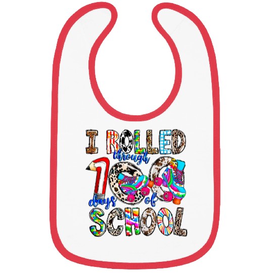I Rolled Through 100 Days Of School Autism Awareness Student Bibs