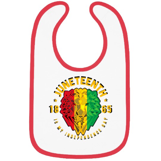 Black History Jungenth 1865 Is My Independence Day Bibs