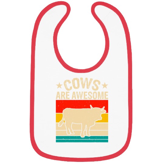 Cow Lover Are Awesome 21 Bibs