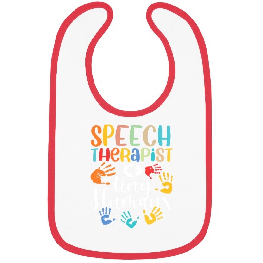 Cool Speech Language Pathologist Speech Therapist Humans Bibs