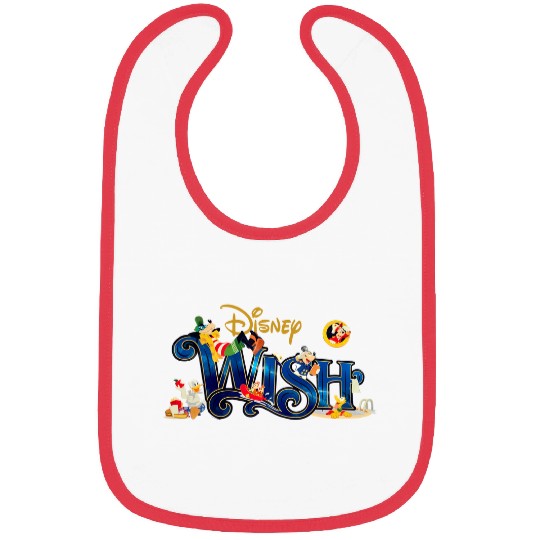 Disney Wish Cruise Bibs, Cruise Bibs , Disney cruise Bibs, Cruise family Bibs
