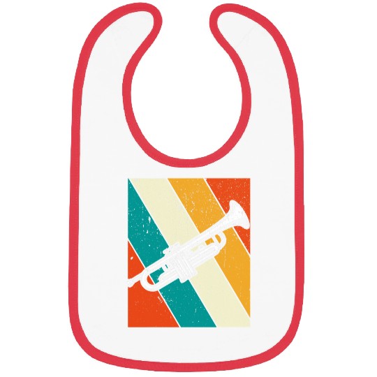 Funny Trumpet Trumpeter Instrument Trumpet 5 Bibs