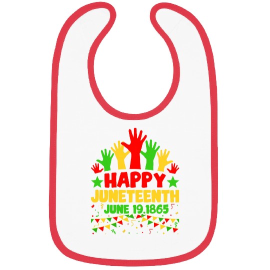 Black History Month Happy Juneteenth June 19 1865 Freedom Bibs
