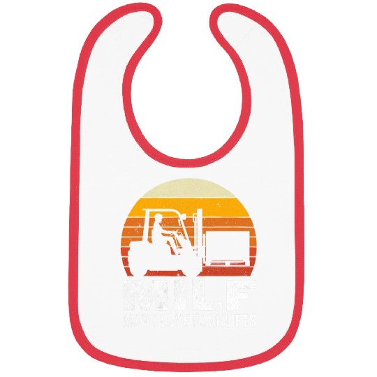 Funny Man I Love Forklifts American Flag Forklift Operator Bibs
