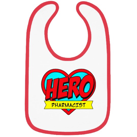 Hero Pharmacist Frontline Appreciation Super Hero Gear Bibs