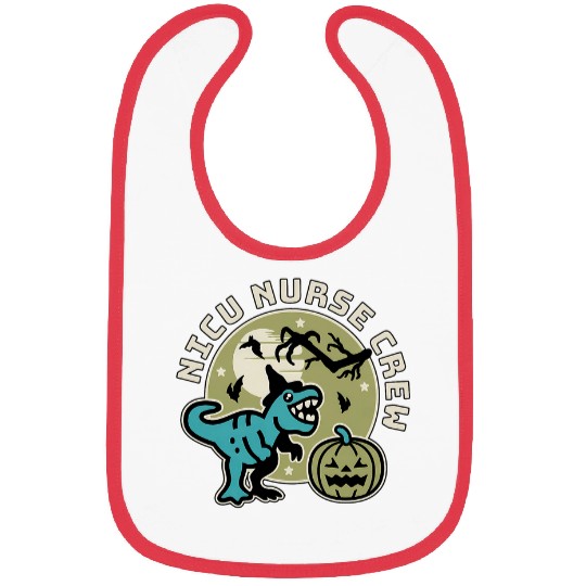 NICU nurses Halloween Dinosaur Neonatal Intensive Care Unit Bibs