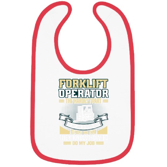 Forklift Driver Funny Forklift Operator Men 3 Bibs
