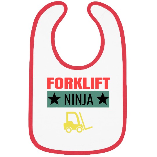Forklift Ninja Forklift Driver Operator Forklifting Unisex Bibs