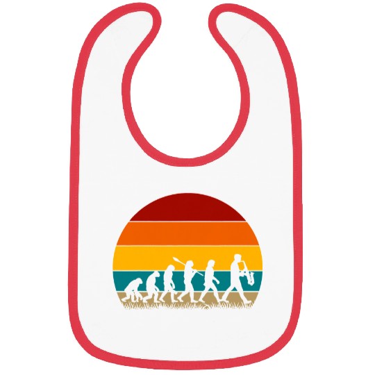 Funny Saxophone Retro Saxophone Evolution Bibs