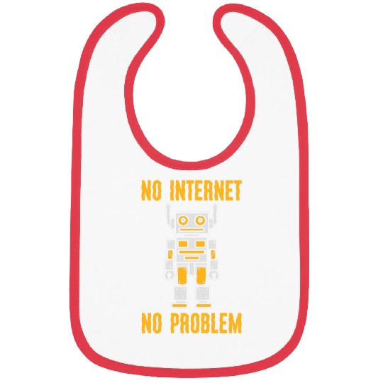 Funny Internet Robot Robot Programmer Bibs