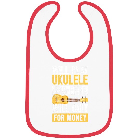 Funny Ukulele I Hilarious Ukulele Player I Joke Ukulele Bibs