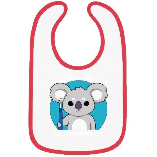 Funny Bear Koala Pun Orthodontist Cute Bears Bibs