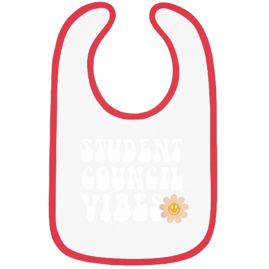 Groovy Student Council Vibes School Student Teacher 1 Bibs